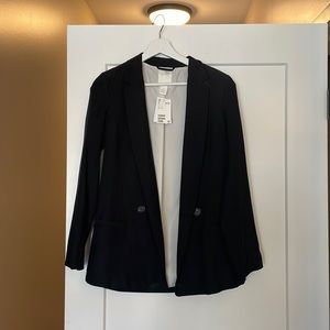 H&M oversized black blazer